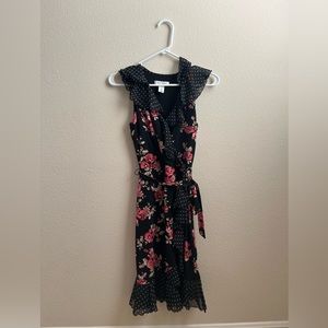 White House Black Market black floral dress, size 00